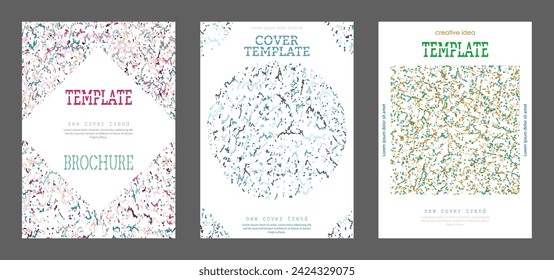 Abstract cover design. A creative design template for banners, posters, brochures, and magazines. Creative catalog idea, interior and decor design