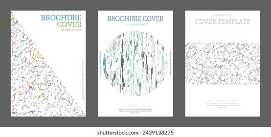 Abstract cover design. A creative design template for banners, posters, brochures, and magazines. Creative catalog idea, interior and decor design