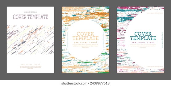 Diseño de portada abstracta. Una plantilla de diseño creativo para banners, carteles, folletos y revistas. Idea de catálogo creativo, diseño de interiores y decoración