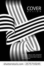 abstract cover design for flyer or annual report