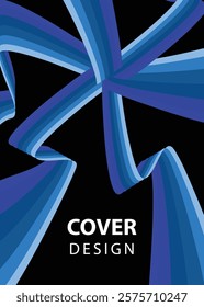 abstract cover design for flyer or annual report