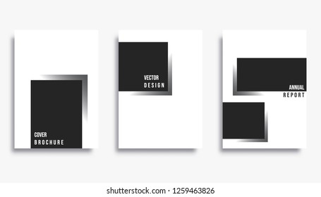 Abstract cover design. Gradient square background for the banner, flyer, poster, brochure or other printing products. Vector illustration.