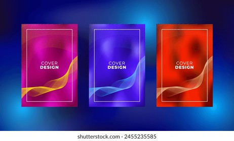 Abstract Cover Design, Modern and Simple Design Areas