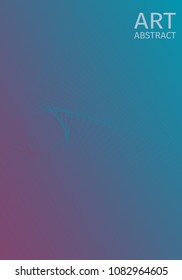 Abstract cover design. Red, blue, violet gradients. Future geometric patterns. Minimalist design vector. Colorful soft gradients. Elegant modern cover design. Dynamic art vector. Trendy illustration.