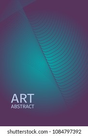 Abstract cover design. Red, blue, violet gradients. Future geometric patterns. Minimalist design vector. Colorful soft gradients. Elegant modern cover design. Dynamic art vector. Trendy illustration.