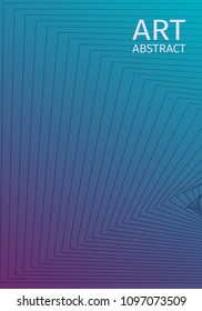 Abstract cover design. Red, blue, violet gradients. Future geometric patterns. Minimalist design vector. Colorful soft gradients. Elegant modern cover design. Dynamic art vector. Trendy illustration.
