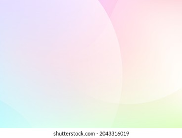Abstract cover design with a soft gradient of rainbow colors, A3