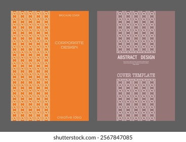 Abstract cover design. A template for a cover, banner, poster, postcard and corporate design. An idea for interior and decorative creativity