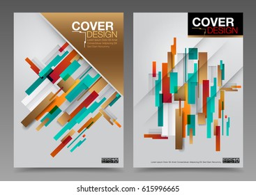 Abstract cover design template business brochure flyer design template vector. background layout in A4