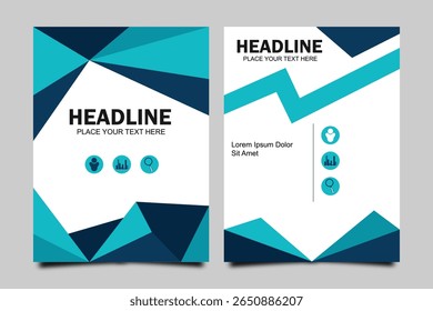 Abstract cover design template. Can be used for flyer, cover, booklet or magazine