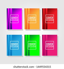 abstract cover design vector set