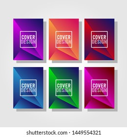 abstract cover design vector set
