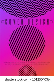 Abstract cover  design for your business. A4 brochure title sheet. Can be used for poster, brochure, magazine, card, book, flyer, banner, anniversary
 Trendy corporate style.