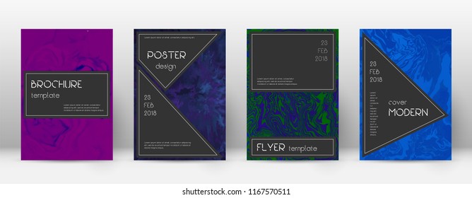 Abstract cover. Fabulous design template. Suminagashi marble black poster. Fabulous trendy abstract cover. Business vector illustration.