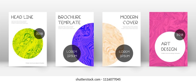 Abstract cover. Fresh design template. Suminagashi marble trendy poster. Fresh trendy abstract cover. Business vector illustration.
