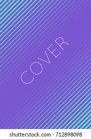 Abstract cover. Futuristic geometric template for banner, poster, flyer, brochure. Minimal trendy layout with halftone gradients. Abstract EPS 10 illustration. Minimalistic colorful cover.