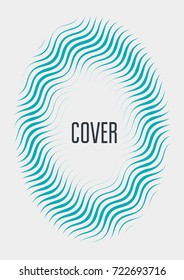 Abstract cover. Futuristic geometric template for banner, poster, flyer, brochure. Minimal trendy layout with halftone gradients. Abstract EPS 10 illustration. Minimalistic colorful cover.