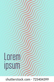 Abstract cover. Futuristic geometric template for banner, poster, flyer, brochure. Minimal trendy layout with halftone gradients. Abstract EPS 10 illustration. Minimalistic colorful cover.