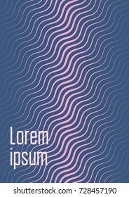 Abstract cover. Futuristic geometric template for banner, poster, flyer, brochure. Minimal trendy layout with halftone gradients. Abstract EPS 10 illustration. Minimalistic colorful cover.