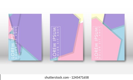 Abstract cover with geometric elements. book design concept. Futuristic business layout. Digital poster template. Design Vector - eps10
