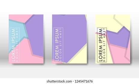 Abstract cover with geometric elements. book design concept. Futuristic business layout. Digital poster template. Design Vector - eps10