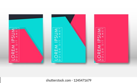Abstract cover with geometric elements. book design concept. Futuristic business layout. Digital poster template. Design Vector - eps10