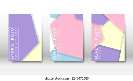 Abstract cover with geometric elements. book design concept. Futuristic business layout. Digital poster template. Design Vector - eps10