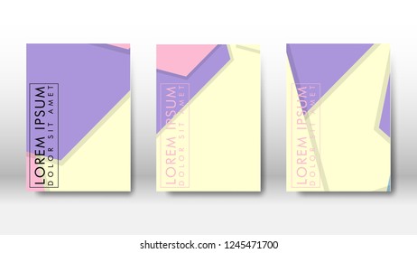 Abstract cover with geometric elements. book design concept. Futuristic business layout. Digital poster template. Design Vector - eps10