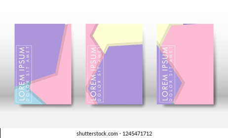 Abstract cover with geometric elements. book design concept. Futuristic business layout. Digital poster template. Design Vector - eps10