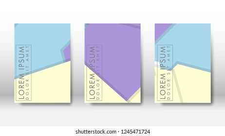 Abstract cover with geometric elements. book design concept. Futuristic business layout. Digital poster template. Design Vector - eps10