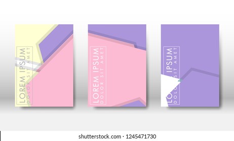 Abstract cover with geometric elements. book design concept. Futuristic business layout. Digital poster template. Design Vector - eps10