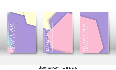 Abstract cover with geometric elements. book design concept. Futuristic business layout. Digital poster template. Design Vector - eps10