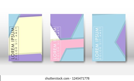 Abstract cover with geometric elements. book design concept. Futuristic business layout. Digital poster template. Design Vector - eps10