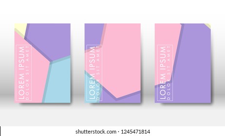 Abstract cover with geometric elements. book design concept. Futuristic business layout. Digital poster template. Design Vector - eps10