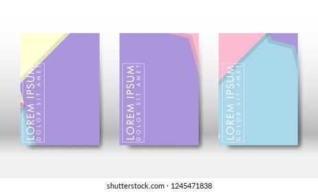 Abstract cover with geometric elements. book design concept. Futuristic business layout. Digital poster template. Design Vector - eps10