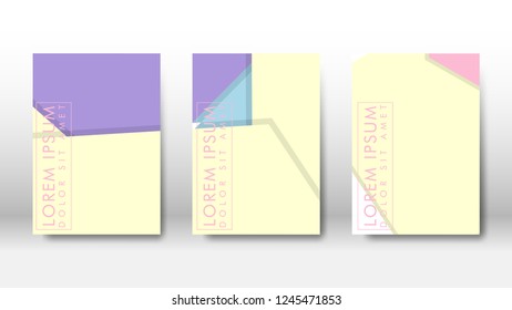 Abstract cover with geometric elements. book design concept. Futuristic business layout. Digital poster template. Design Vector - eps10