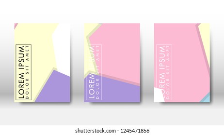 Abstract cover with geometric elements. book design concept. Futuristic business layout. Digital poster template. Design Vector - eps10