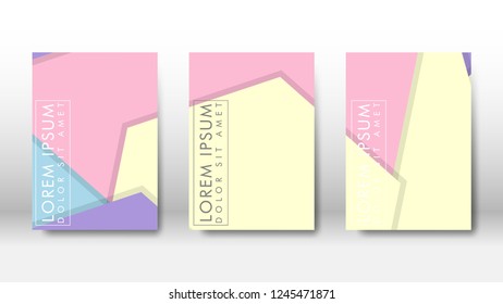Abstract cover with geometric elements. book design concept. Futuristic business layout. Digital poster template. Design Vector - eps10
