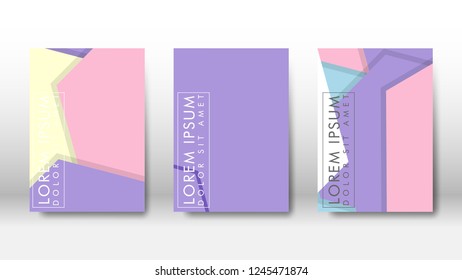 Abstract cover with geometric elements. book design concept. Futuristic business layout. Digital poster template. Design Vector - eps10