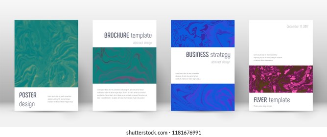 Abstract cover. Glamorous design template. Suminagashi marble minimalistic poster. Glamorous trendy abstract cover. Business vector illustration.