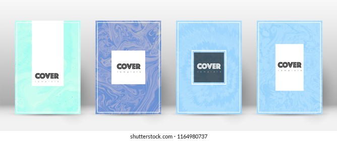 Abstract cover. Great design template. Suminagashi marble hipster poster. Great trendy abstract cover. Business vector illustration.