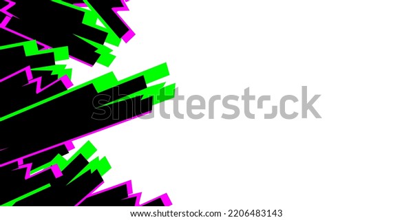 Abstract cover with\
green, black and purple lines. Bright colorful background. Modern\
backdrop, flyer, website, cover, banner, advertising, etc. Vector\
EPS 10