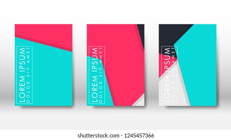 Abstract cover with hexagon elements. book design concept. Futuristic business layout. Digital poster template. Design Vector - eps10