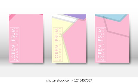 Abstract cover with hexagon elements. book design concept. Futuristic business layout. Digital poster template. Design Vector - eps10