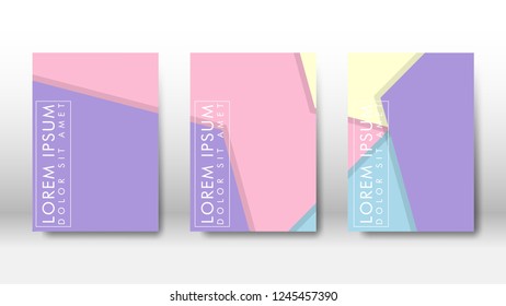 Abstract cover with hexagon elements. book design concept. Futuristic business layout. Digital poster template. Design Vector - eps10
