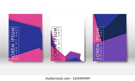 Abstract cover with hexagon elements. book design concept. Futuristic business layout. Digital poster template. Design Vector - eps10