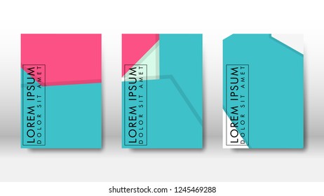 Abstract cover with hexagon elements. book design concept. Futuristic business layout. Digital poster template. Design Vector - eps10