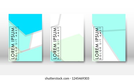 Abstract cover with hexagon elements. book design concept. Futuristic business layout. Digital poster template. Design Vector - eps10