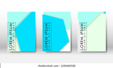 Abstract cover with hexagon elements. book design concept. Futuristic business layout. Digital poster template. Design Vector - eps10
