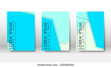 Abstract cover with hexagon elements. book design concept. Futuristic business layout. Digital poster template. Design Vector - eps10